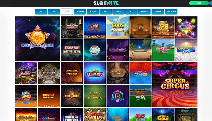 Slotnite Casino Slots Vorschau